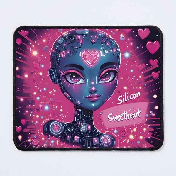 Item preview, Silicon Sweetheart designed and sold by AI-Only Creations.