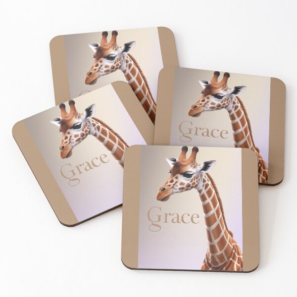 Item preview, Giraffe Grace - Elegant and Serene Design designed and sold by AIKNOCKTECK.