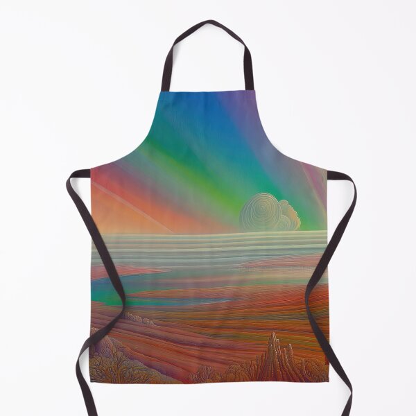 Item preview, Aurora Terra: The Prismatic Veil Over Whispering Sands designed and sold by bloorose.