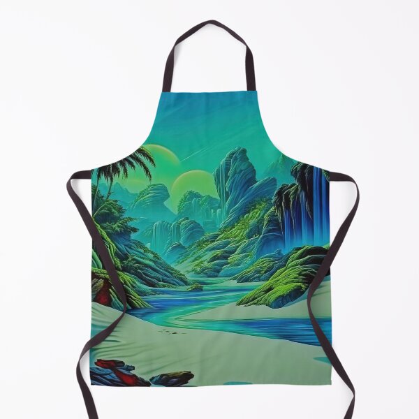 Item preview, Azure Cascade Sanctuary: The Emerald Valley's Hidden Falls designed and sold by bloorose.