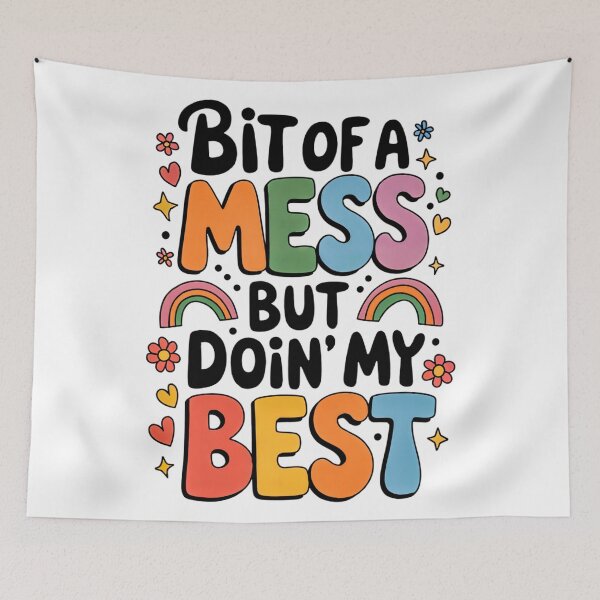 Item preview, Bit of a Mess, But Doin’ My Best designed and sold by Artyx_Design.