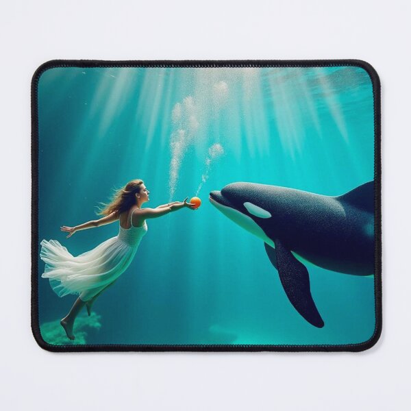 Item preview, Playing with Orka in a tropical lagoon designed and sold by PhilDreams.