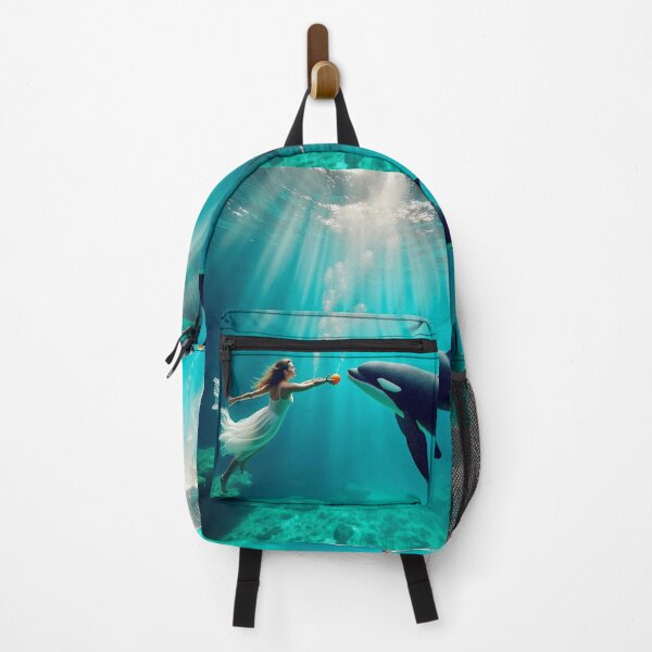 Item preview, Playing with Orka in a tropical lagoon designed and sold by PhilDreams.