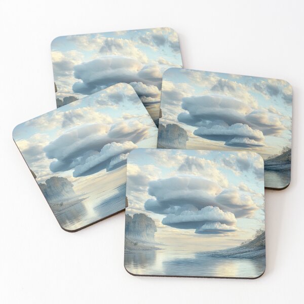 Item preview, Ephemeral Sky-Islands: The Still Waters Reflecting Cloud Sanctuaries designed and sold by bloorose.