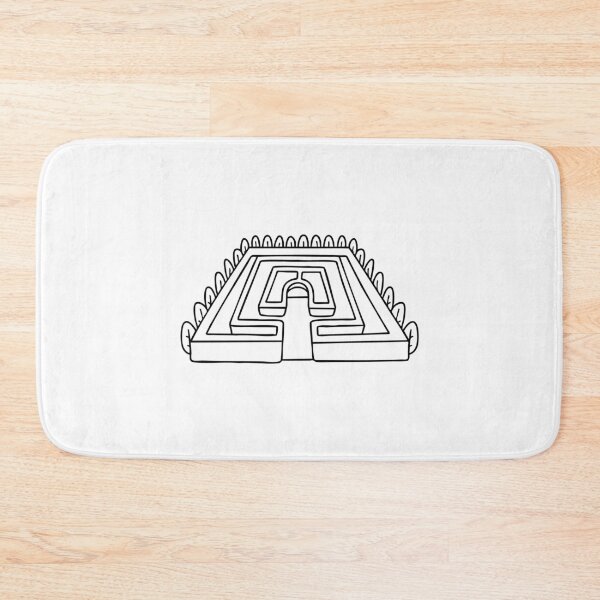 Item preview, Maze with tall hedges, a small pathway leading inside designed and sold by rasagamastore.