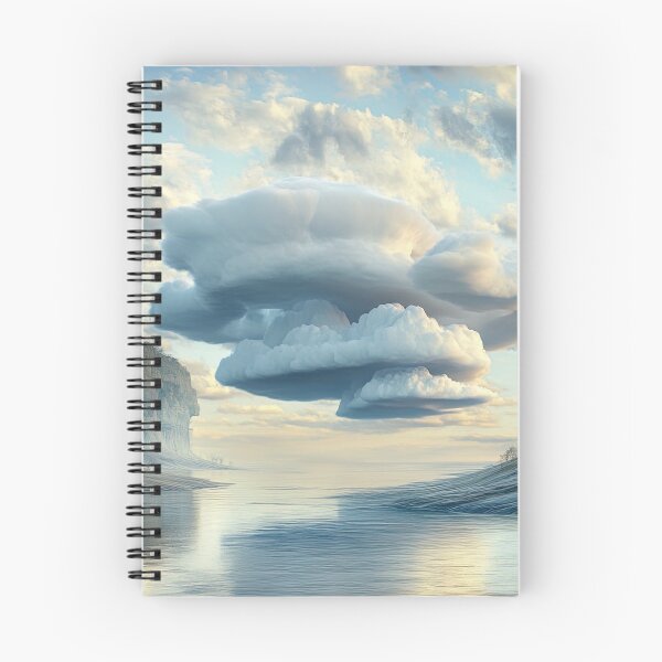 Item preview, Ephemeral Sky-Islands: The Still Waters Reflecting Cloud Sanctuaries designed and sold by bloorose.