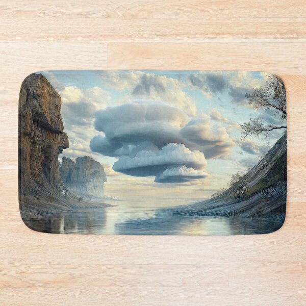 Item preview, Ephemeral Sky-Islands: The Still Waters Reflecting Cloud Sanctuaries designed and sold by bloorose.