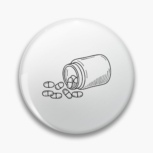 Item preview, Medicine capsules spilling from an open container designed and sold by rasagamastore.