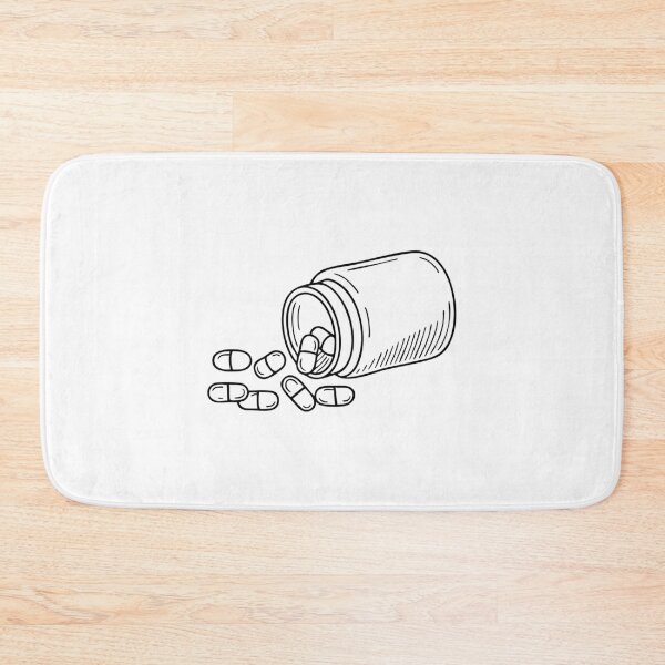 Item preview, Medicine capsules spilling from an open container designed and sold by rasagamastore.