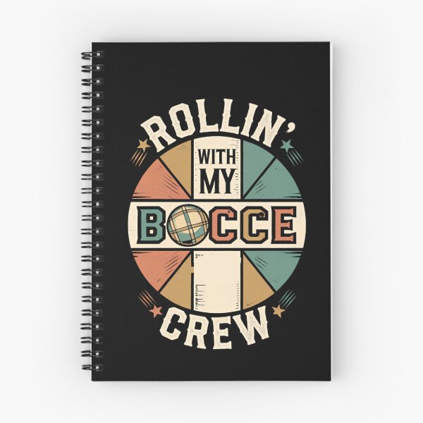 Item preview, Rollin' With My Bocce Crew Funny Retro Vintage Design  designed and sold by ArtFromBeyond.