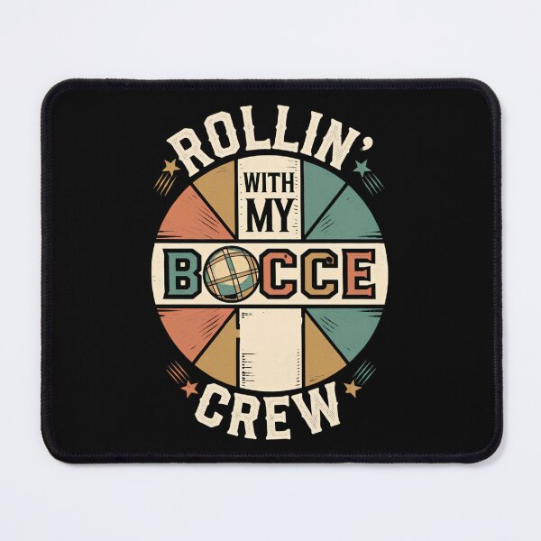 Item preview, Rollin' With My Bocce Crew Funny Retro Vintage Design  designed and sold by ArtFromBeyond.