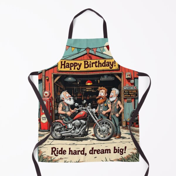 Item preview, Ride Hard, Dream Big – Biker Birthday Bash designed and sold by SteadyRolling.