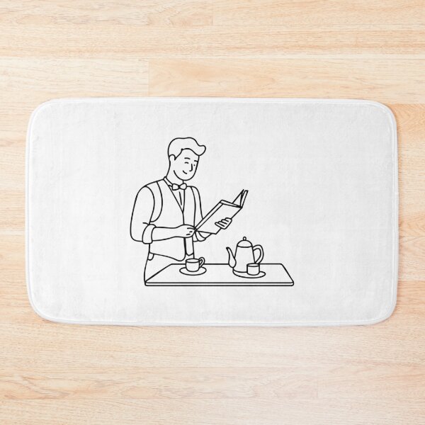 Item preview, Menu being held by a waiter taking an order designed and sold by rasagamastore.