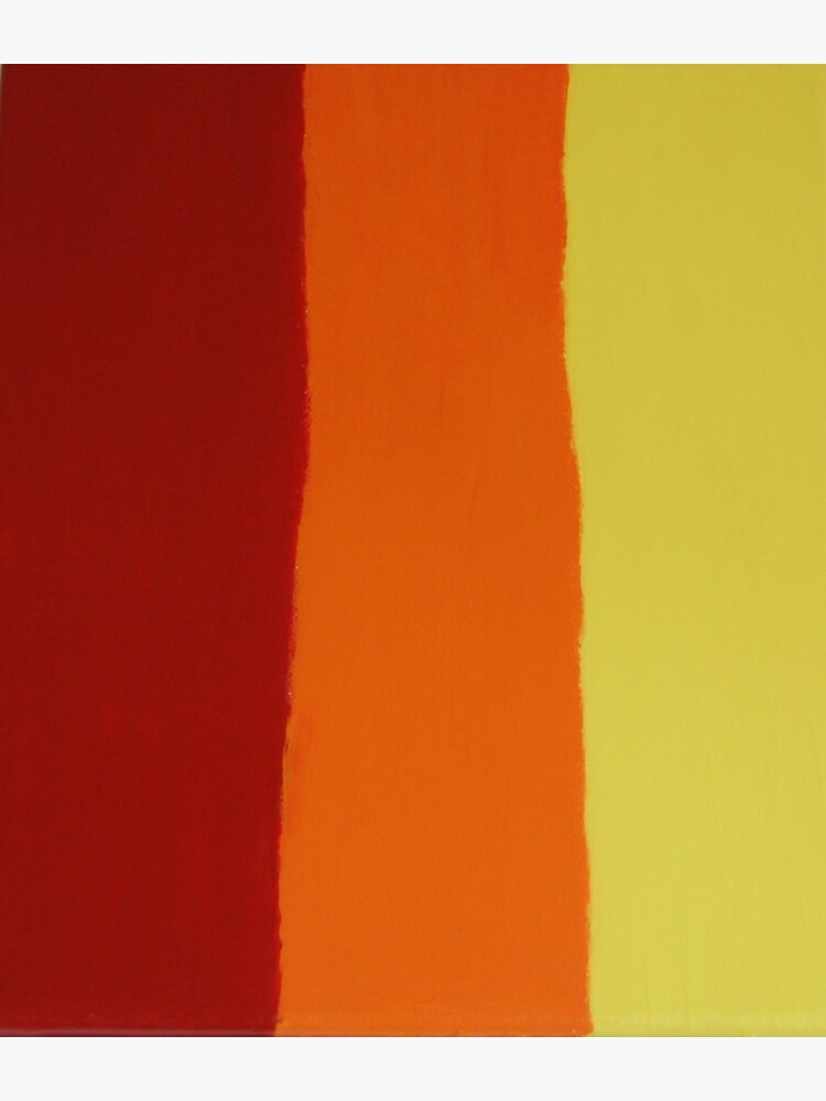 Thumbnail 3 of 3, Sticker, Red and Orange and Yellow designed and sold by artistDanJ.
