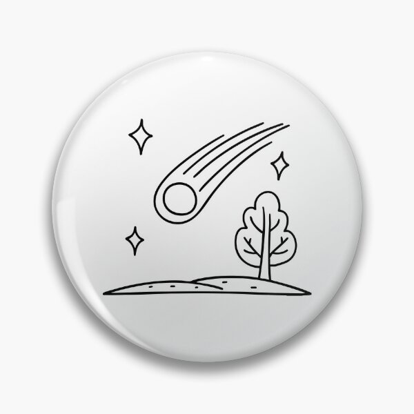 Item preview, Meteor falling in the night sky, viewed from a hilltop designed and sold by rasagamastore.