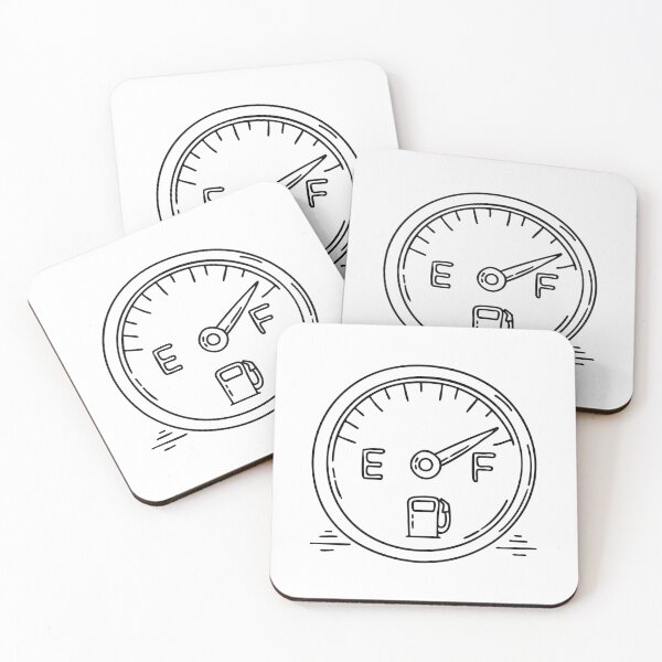 Item preview, Meter in a car dashboard indicating fuel consumption designed and sold by rasagamastore.