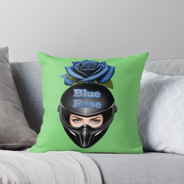 Item preview, Blue Rose - Female Biker Helmet designed and sold by T-Vergent.