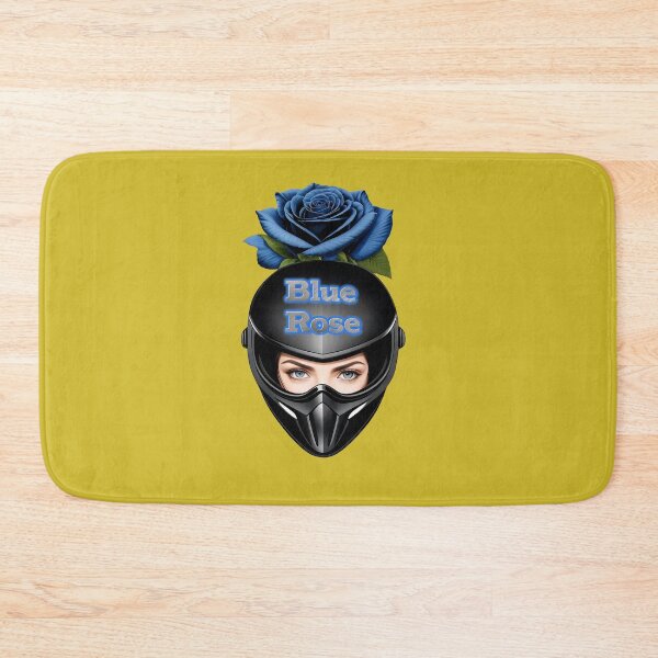 Item preview, Blue Rose - Female Biker Helmet designed and sold by T-Vergent.