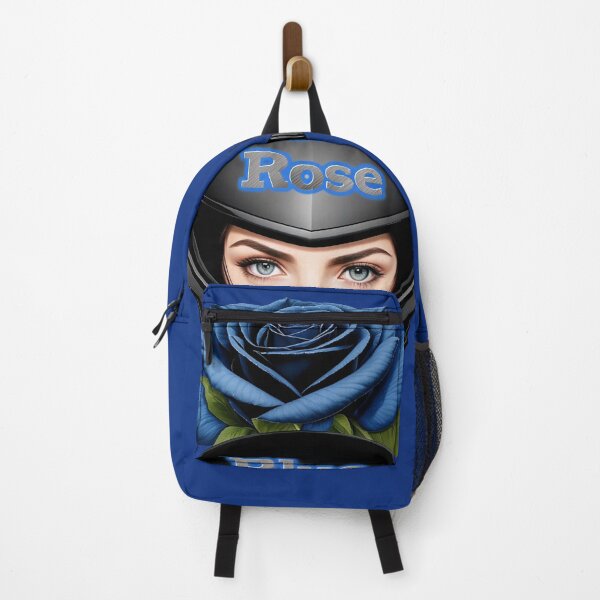 Item preview, Blue Rose - Female Biker Helmet designed and sold by T-Vergent.