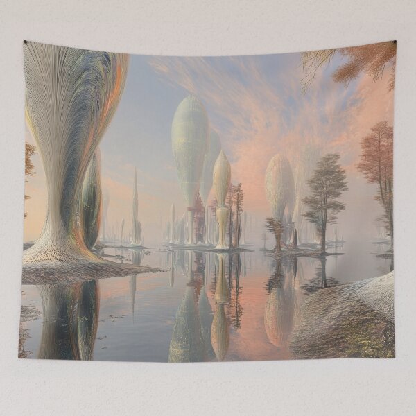 Item preview, Silent Sentinels: The Mirrored Forest of Whispering Forms designed and sold by bloorose.