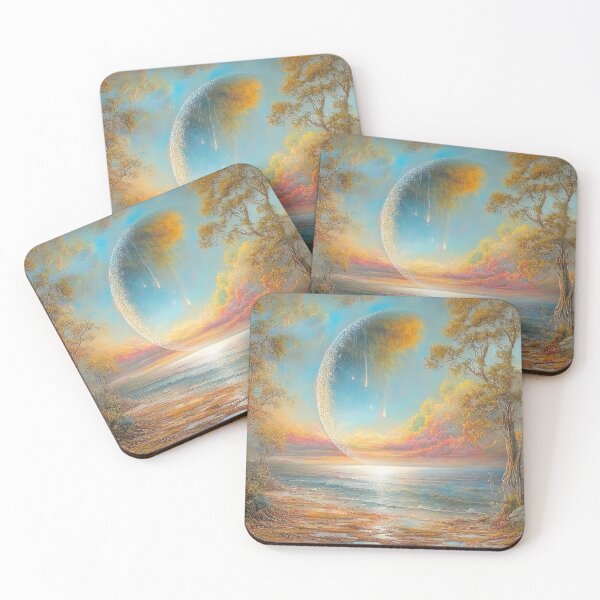 Item preview, Celestial Tear: The Whispering Shore of Ethereal Descent designed and sold by bloorose.