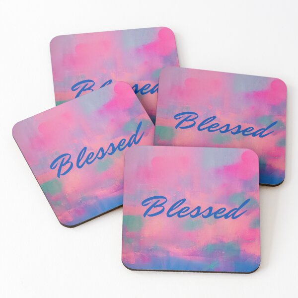 Item preview, "Blessed" Colorful Abstract Print designed and sold by FABOArt.