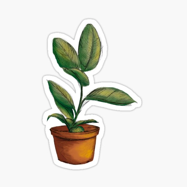 Item preview, Potted Plant designed and sold by abbygdraws.