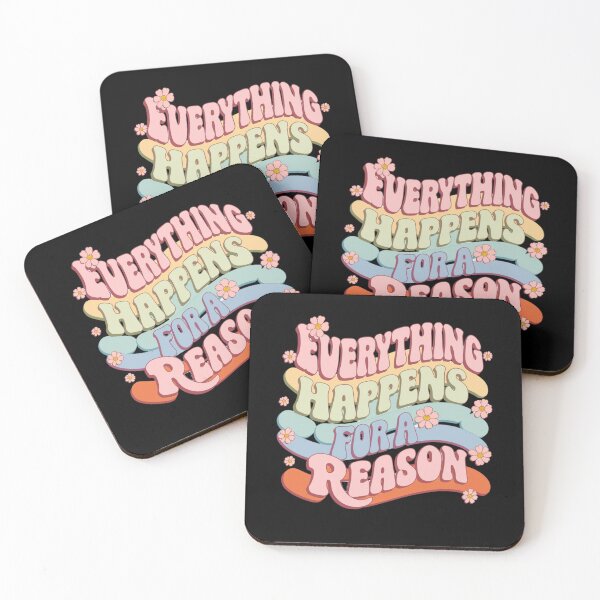 Item preview, everything happens for a reason designed and sold by EazyStyles.