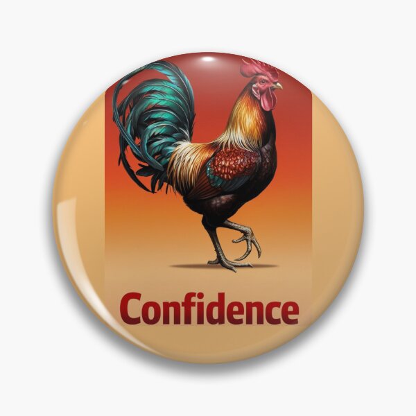Item preview, Rooster Confidence - Bold and Empowering Design designed and sold by AIKNOCKTECK.