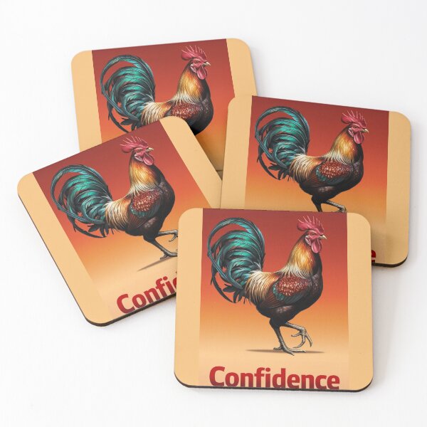 Item preview, Rooster Confidence - Bold and Empowering Design designed and sold by AIKNOCKTECK.