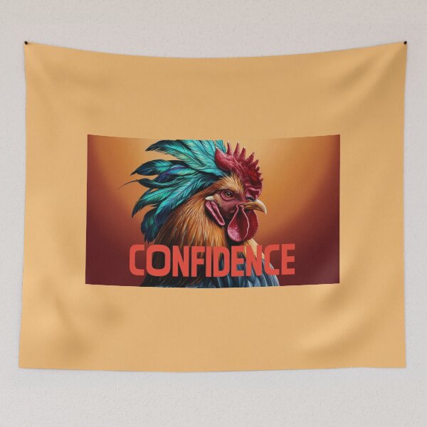 Item preview, Rooster Confidence - Bold and Empowering Design designed and sold by AIKNOCKTECK.