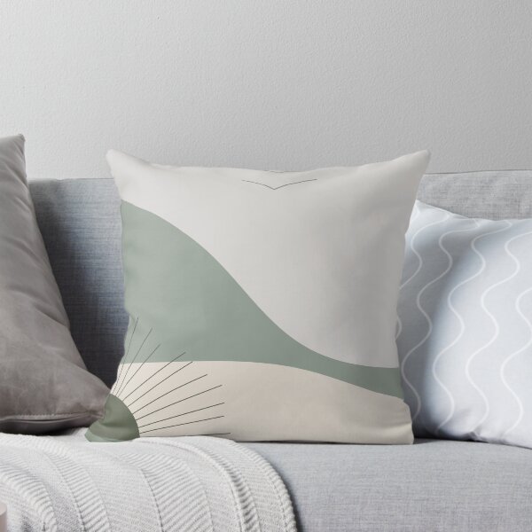 Item preview, Misty Green Hills – Tranquil Landscape Print designed and sold by Artinel.