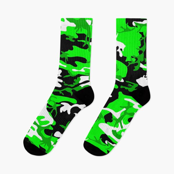 Item preview, camuflaje verde ácido camuflaje blanco y negro designed and sold by Gossip Rag.