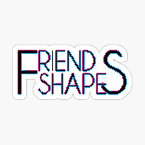 Item preview, FriendShapes Logo designed and sold by RainingLamppost.