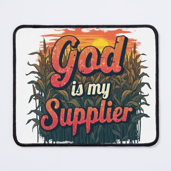 Item preview, God is my Supplier, Bountiful Farm Art  designed and sold by Faithloveshop.