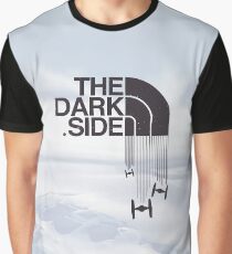 The Dark Side - Tie Fighter Logo Hoth Version Graphic T-Shirt