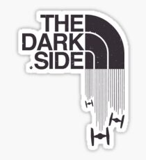 The Dark Side - Tie Fighter Logo Hoth Version Sticker