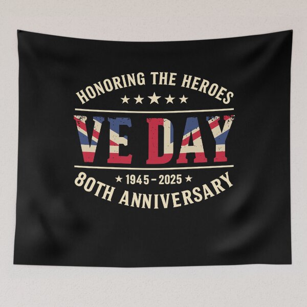 Item preview, VE Day 2025 Flag 80th anniversary 2025 V-E Day 80th designed and sold by varioarts.