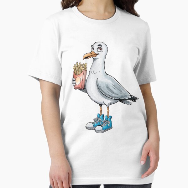 Item preview, Cool Seagull with Fries and Sneakers designed and sold by T2N1.