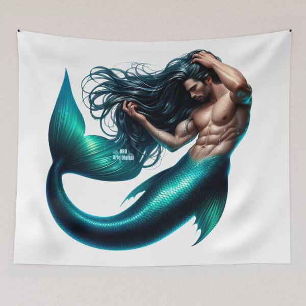 Item preview, Merman designed and sold by NROArteDigital.