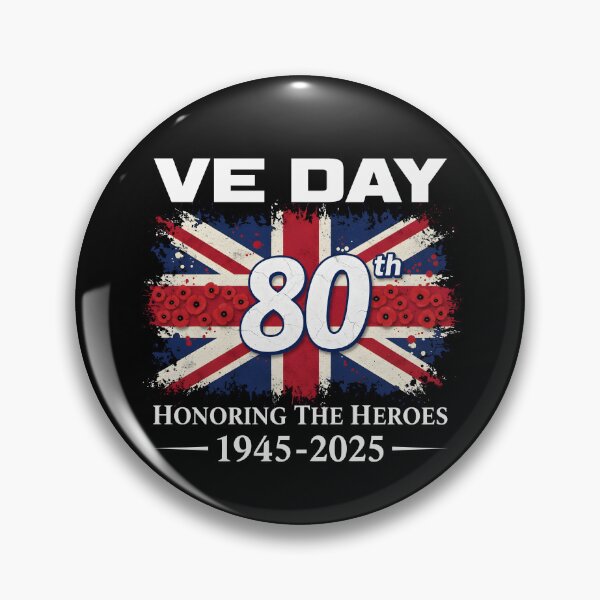 Item preview, VE Day 80th anniversary 2025 Flag V-E Day 80th designed and sold by varioarts.