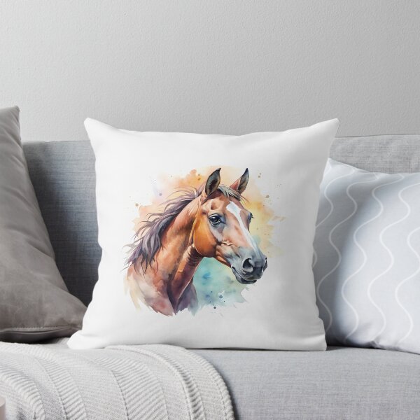 Item preview, Adorable Horse – Soft and Playful Equine Art designed and sold by Kids Art 4U.
