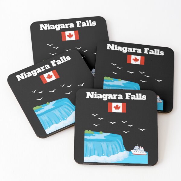 Item preview, Niagara Falls trip souvenir iconic waterfalls lover Canada flag  designed and sold by Artstastic.