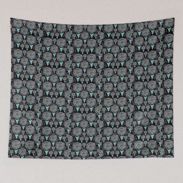 Item preview, WHITE BLOOMS REPEATING PATTERN designed and sold by Marni Scofidio Desi9ns.