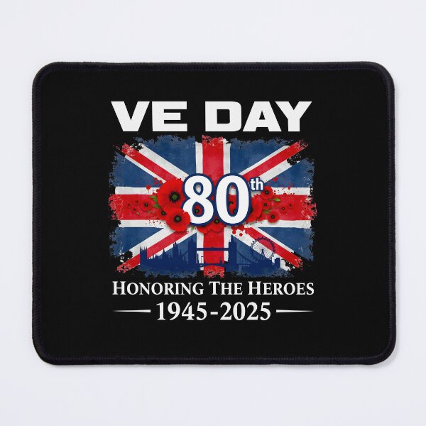 Item preview, VE Day 80th anniversary 2025 Flag V-E Day 80th designed and sold by varioarts.