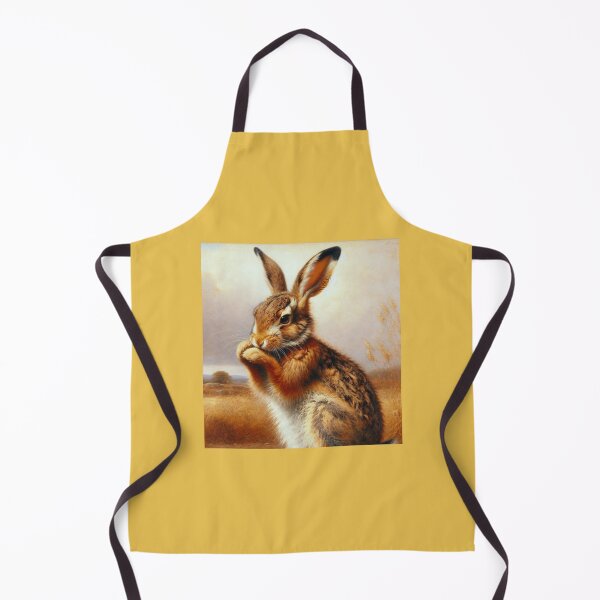 Item preview, Thoughtful Hare in a Golden Field designed and sold by mustardseed-410.