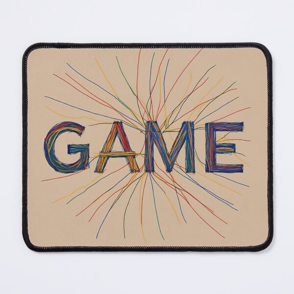 Item preview, Wire-stitched "Game" logo designed and sold by sisnibrora.