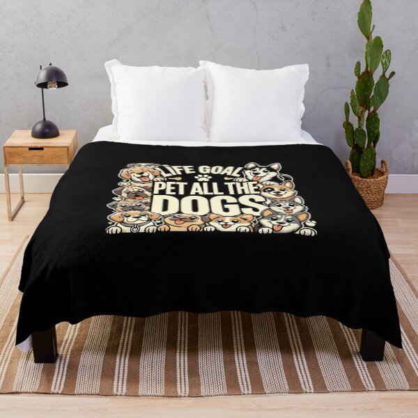 Item preview, Funny Dog Lover Life Goal Pet All The Dogs Quote designed and sold by chantastical.