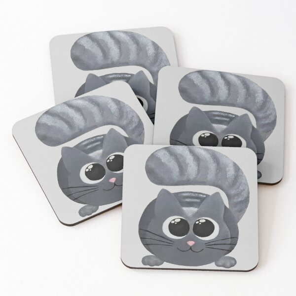 Item preview, Gray Cat designed and sold by LilyAtelier.