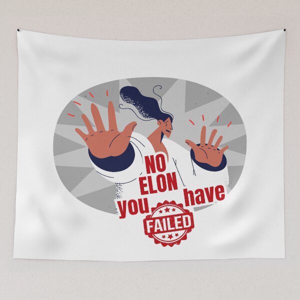 Item preview,  NO ELON! Round Anti-Elon Musk Elon Is Crazy -  Bumper Sticker designed and sold by goodFather4ever.